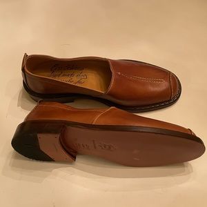 Ciro Schiano Loafers Size 8 1/2 Made in Italy New Light Brown